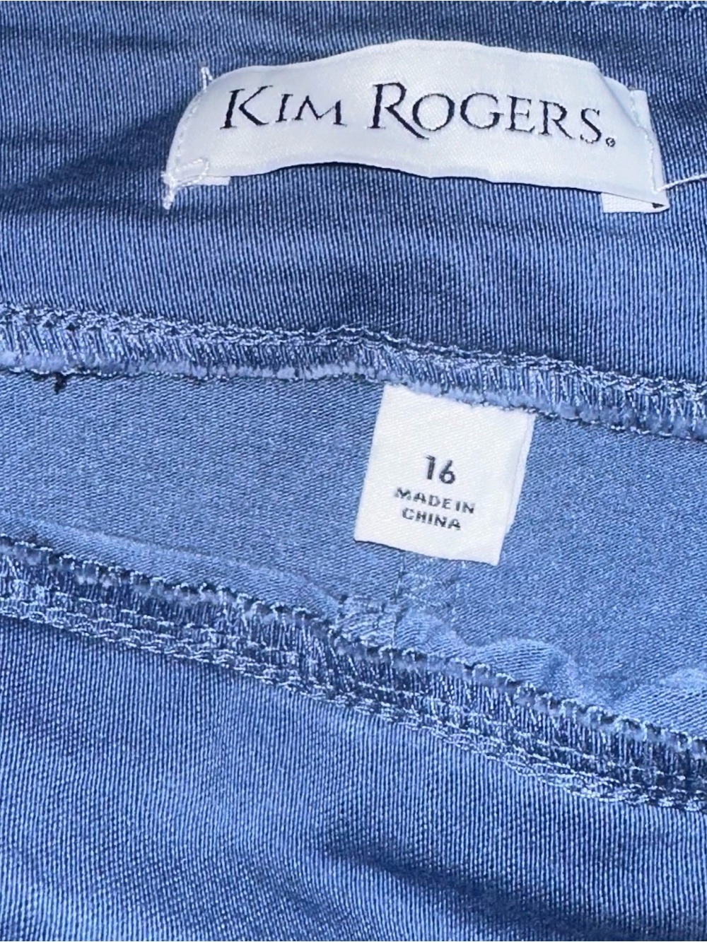 Kim Rogers Blue Skort NWT - Picture 3 of 4